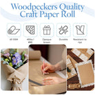 Woodpeckers Crafts Craft Paper Roll, 1800" x 36” 