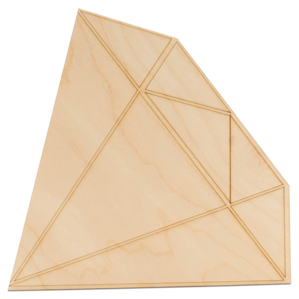 6" Diamond Cutout with Detail