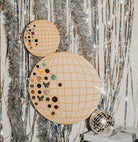 Woodpeckers Crafts Disco Ball Cutout