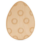 Woodpeckers Crafts Easter Egg with Dotted Etched Pattern