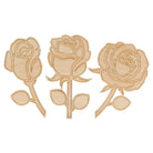 Woodpeckers Crafts Full Rose Cutout