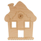 Woodpeckers Crafts Gingerbread House Cutout (Open Windows)