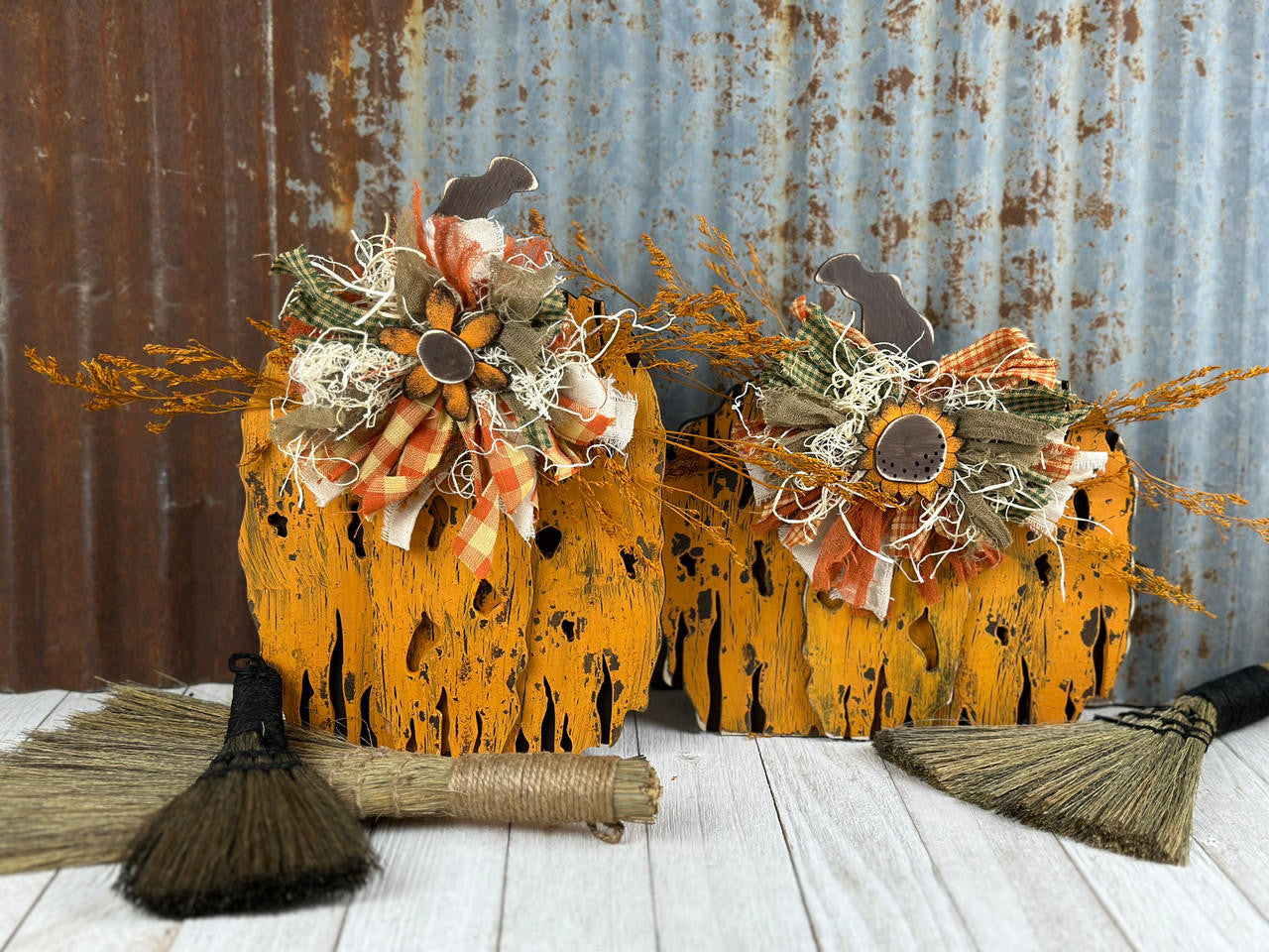 Woodpeckers Crafts Grungy Pumpkin Set 