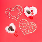 Woodpeckers Crafts Heart Frame with Border of Mini Hearts