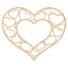 Woodpeckers Crafts Heart Frame with Border of Mini Hearts