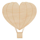 Woodpeckers Crafts Heart-Shaped Hot Air Balloon Cutout with Detail