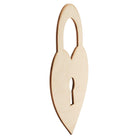 Woodpeckers Crafts Heart-Shaped Lock Cutout