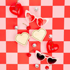 Woodpeckers Crafts Heart-Shaped Sunglasses Cutout