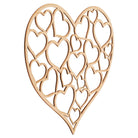 Woodpeckers Crafts Hearts Cutout with Heart Detail