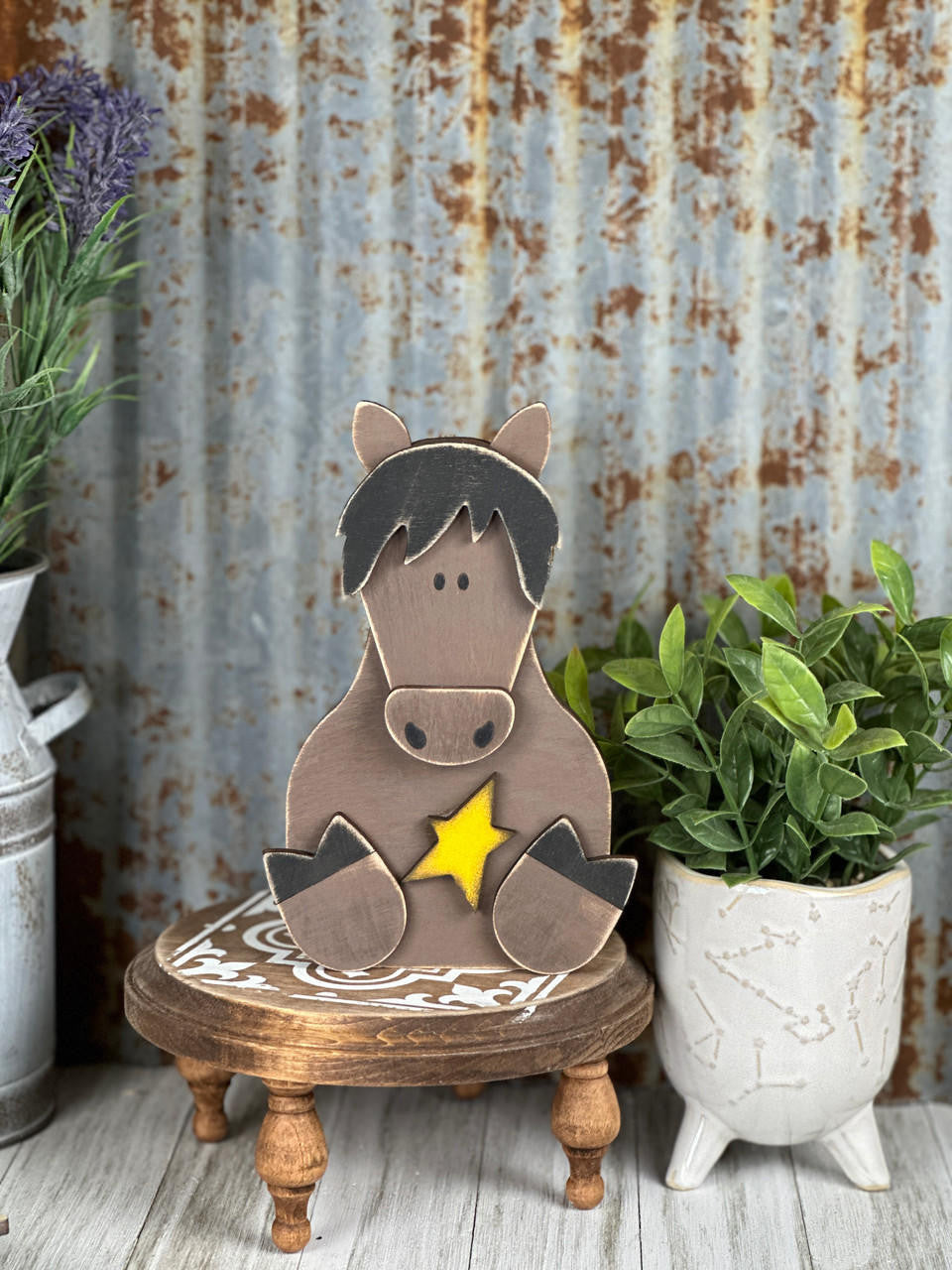 Woodpeckers Crafts Horse shelf sitter by Pickitz 