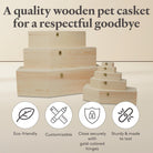Woodpeckers Crafts Large Wooden Coffins