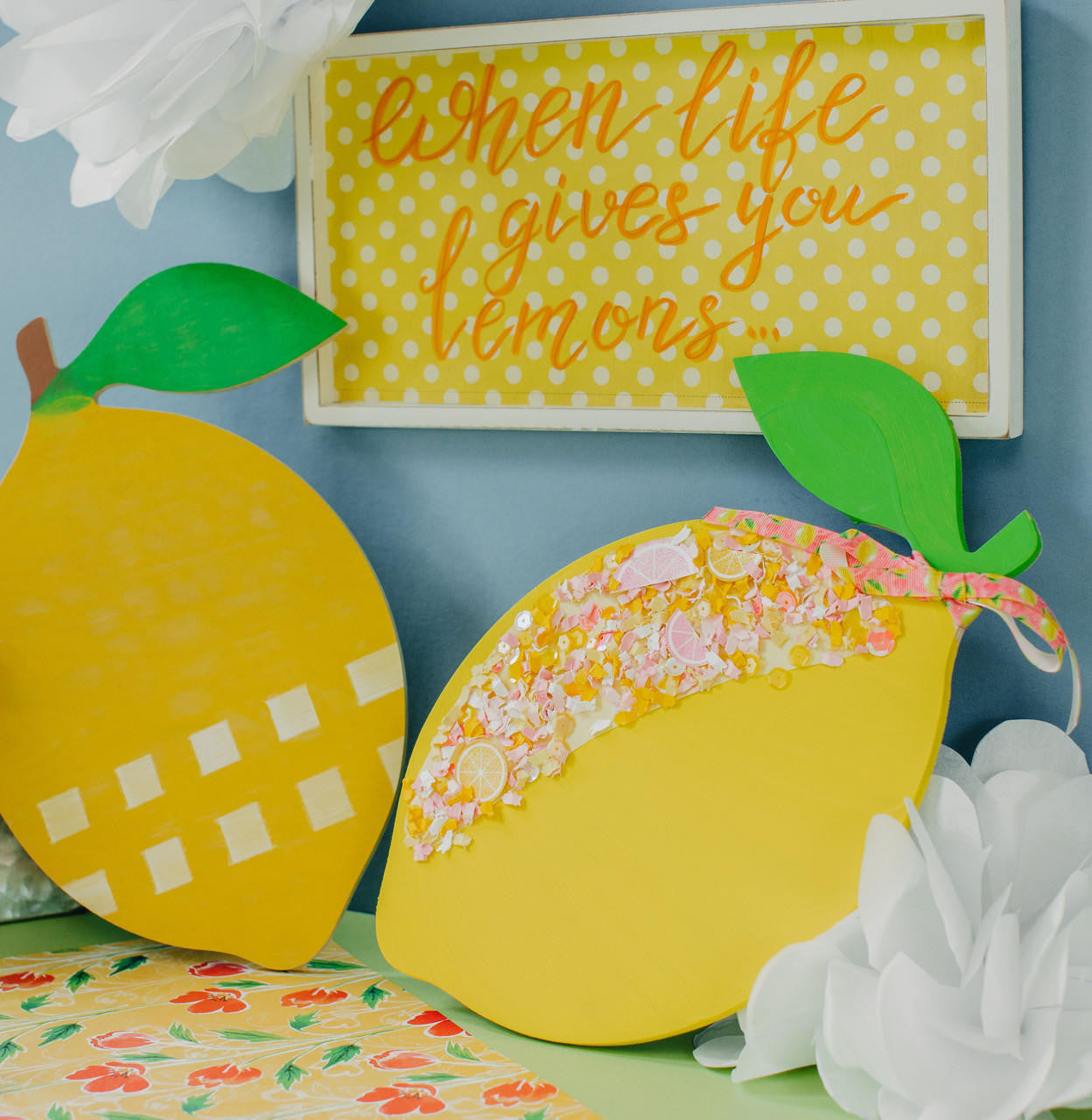 Woodpeckers Crafts Lemon Wood Cutout 12” 