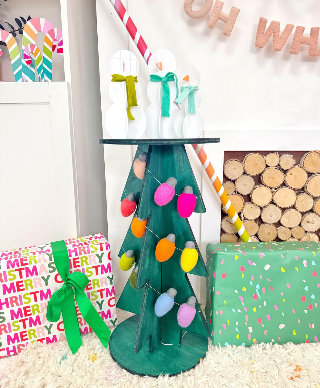 Woodpeckers Crafts Pine Tree Side Table Kit by Kailochic 