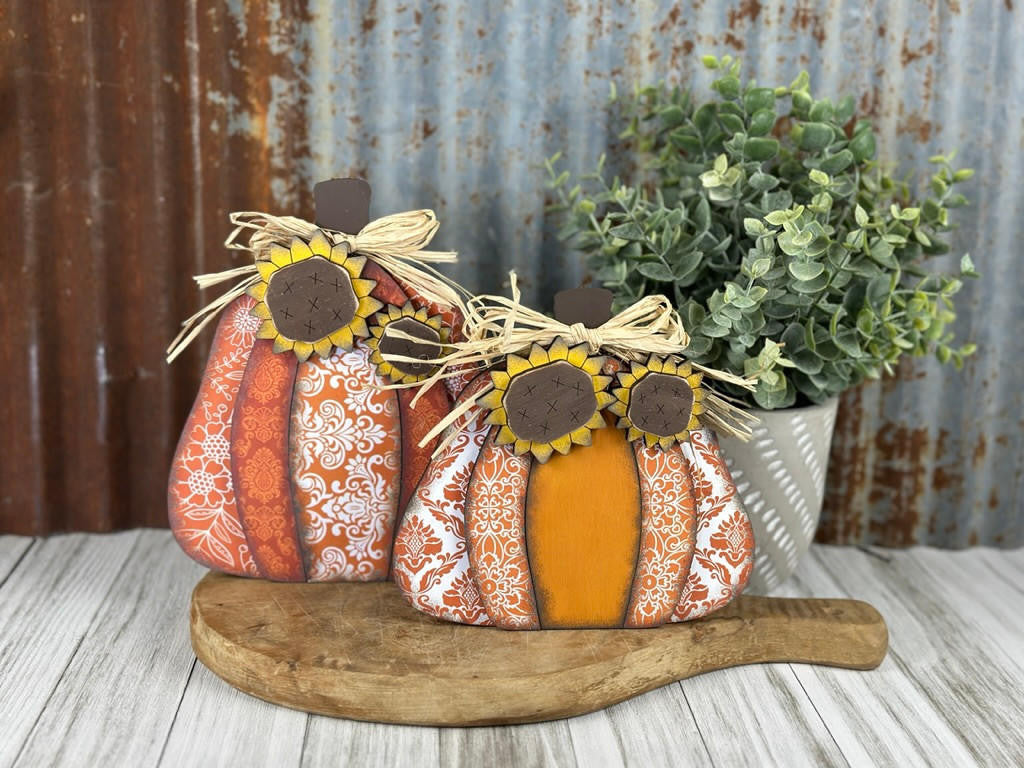 Woodpeckers Crafts Pumpkins and Sunflowers (2 PUMPKINS ONLY) 
