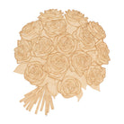 Woodpeckers Crafts Rose Bouquet Cutout