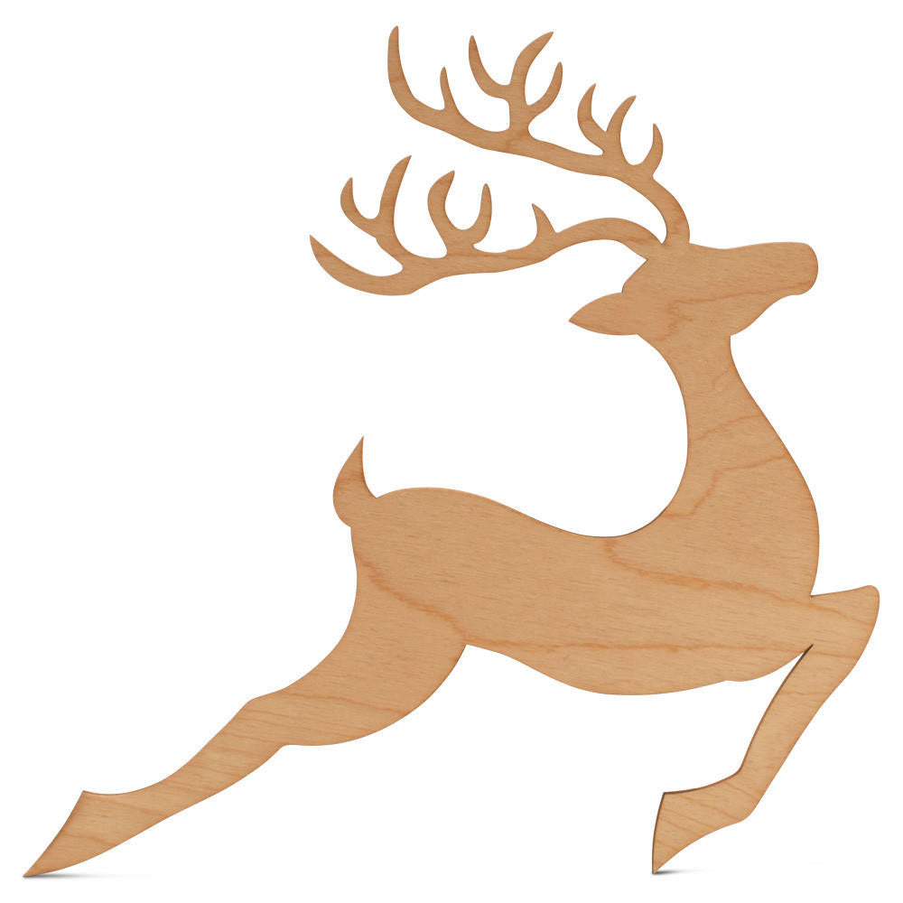 10" Running Reindeer Cutout