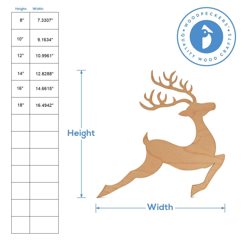 christmas-wood-reindeer-cutout-woodpeckers-crafts for Printable Template Free Plywood Reindeer Pattern Christmas Wood Reindeer Cutout | Woodpeckers Crafts for Printable Template Free Plywood Reindeer Pattern