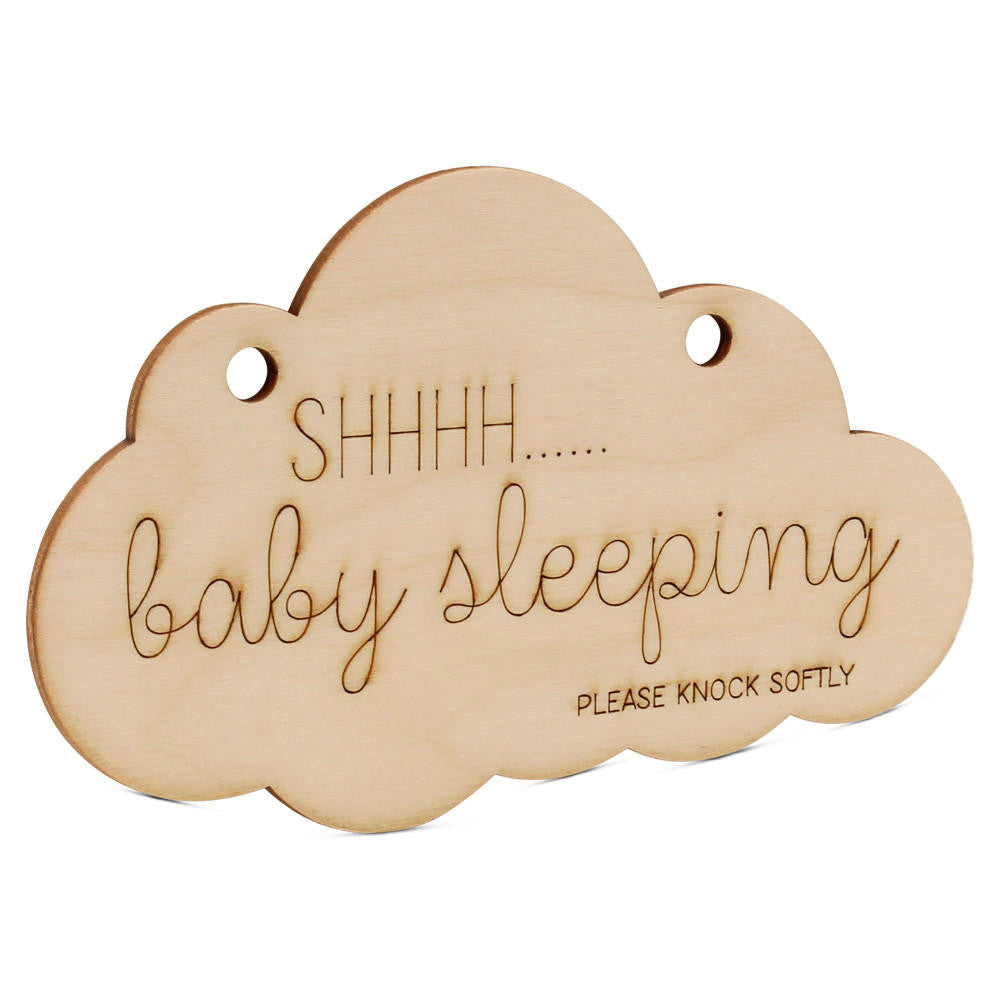 Woodpeckers Crafts "Shh Baby Sleeping" Sign 