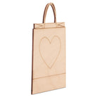 Woodpeckers Crafts Shopping Bag with Etched Heart Cutout