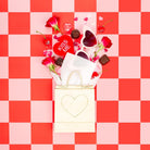 Woodpeckers Crafts Shopping Bag with Etched Heart Cutout