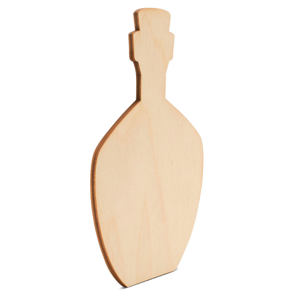 Short Wood Potion Bottle Cutout, 6”