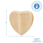 Woodpeckers Crafts Small Wood Heart, 5” 