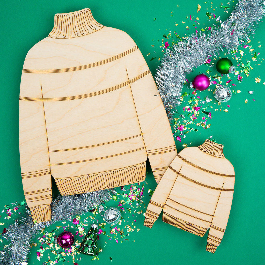18" Ugly Sweater Cutout