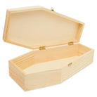 Woodpeckers Crafts Unfinished Wooden Coffins, 12" 