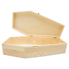 Woodpeckers Crafts Unfinished Wooden Coffins, 17-3/4"