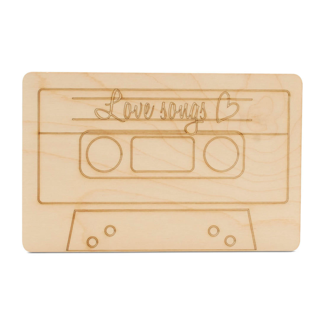 10" Valentine’s Cassette Cutout