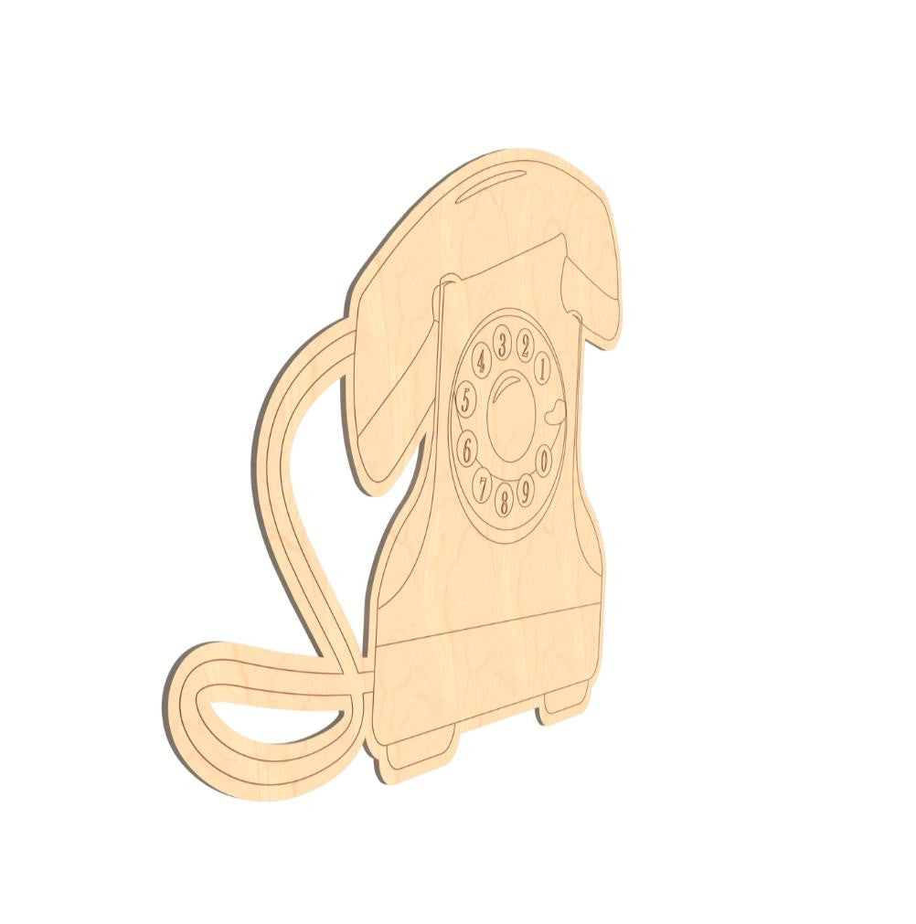 Woodpeckers Crafts Vintage Telephone Cutout 