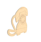 Woodpeckers Crafts Vintage Telephone Cutout 