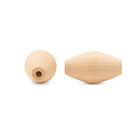 Woodpeckers Crafts Wood Bicone Bead, 1-1/2” 