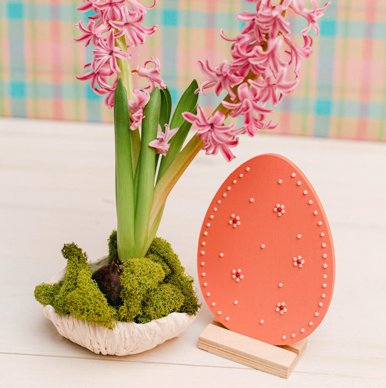 Woodpeckers Crafts Wood Easter Egg  Cutout Small, 6" x 4.5" 