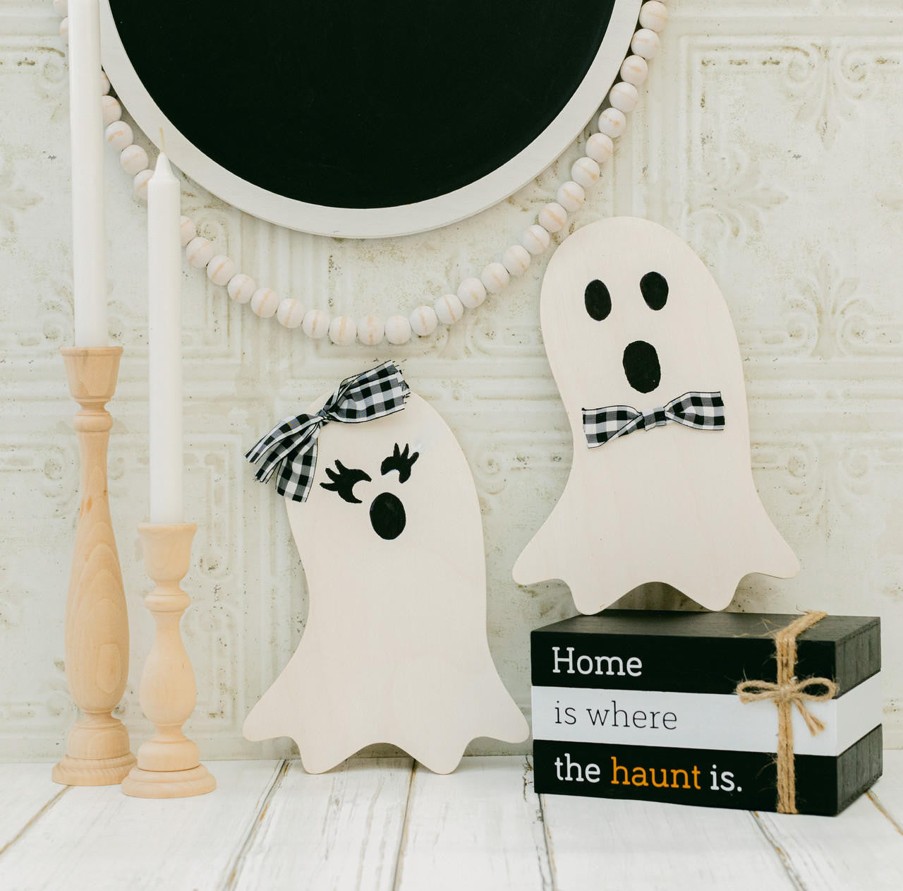 Woodpeckers Crafts Wood Ghost Cutout, 16" 