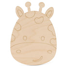 Woodpeckers Crafts Wood Giraffe Cutout