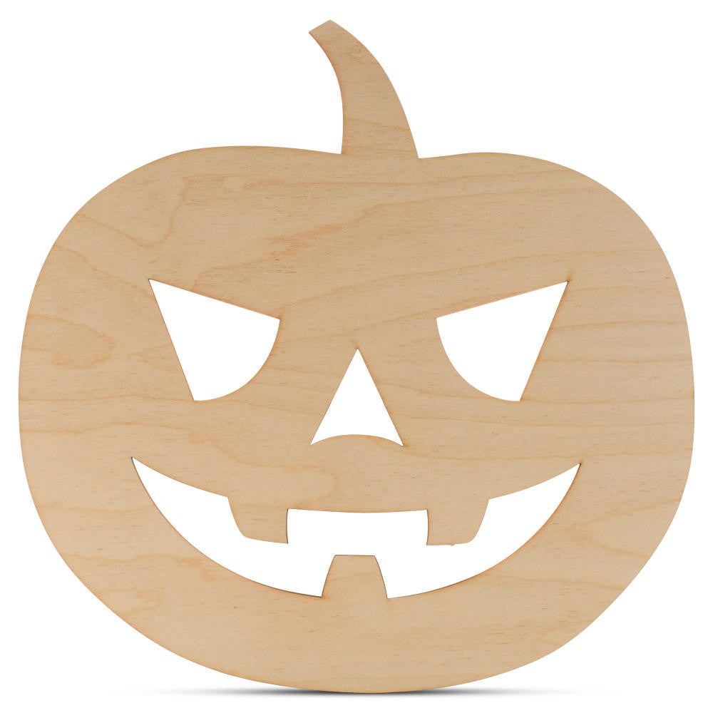 6" Wood Jack o’ Lantern Cutout