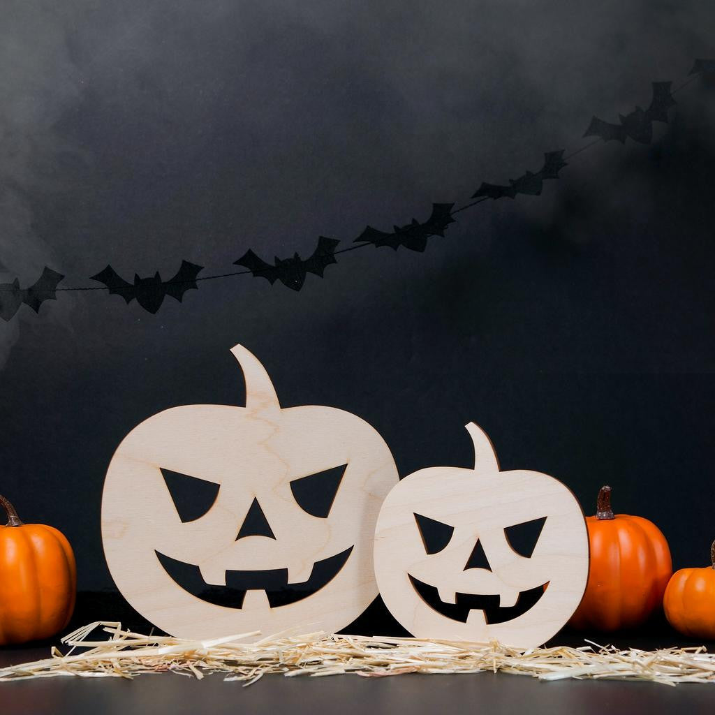 6" Wood Jack o’ Lantern Cutout