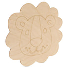 Woodpeckers Crafts Wood Lion Cutout