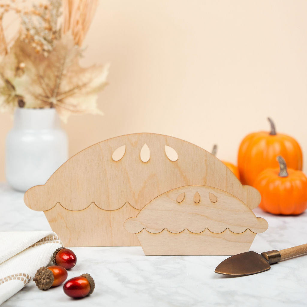 Woodpeckers Crafts Wood Pie Cutout
