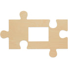 Woodpeckers Crafts Wood Puzzle Piece Cutout, 21" x 12",  with  5" x 7" Photo Frame 