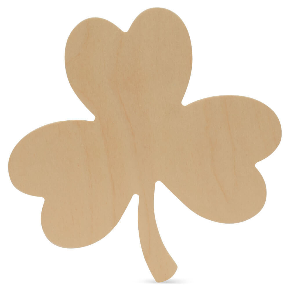 Wood Shamrock Cutout Extra Large,  16" x 16"