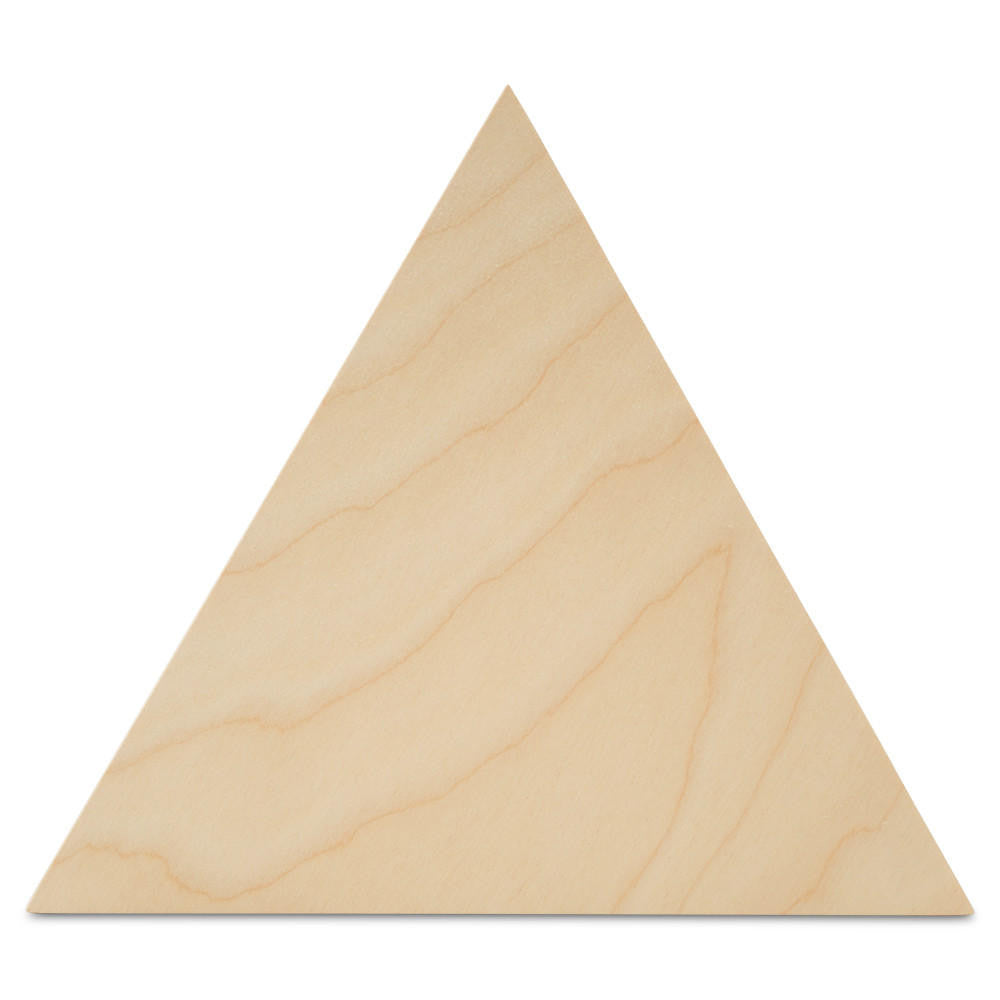 12" Wood Triangle Cutout