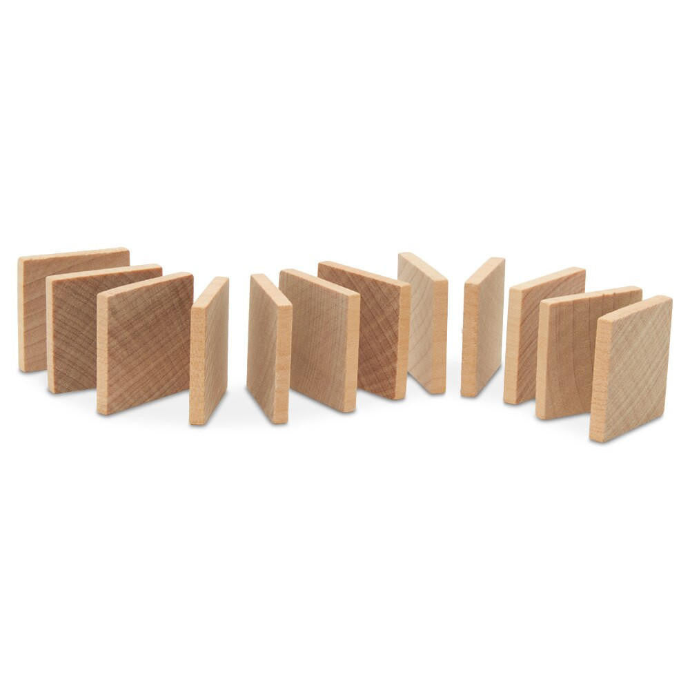 Woodpeckers Crafts Wooden Blank Scrabble Tile , 1",  1/8" thick 