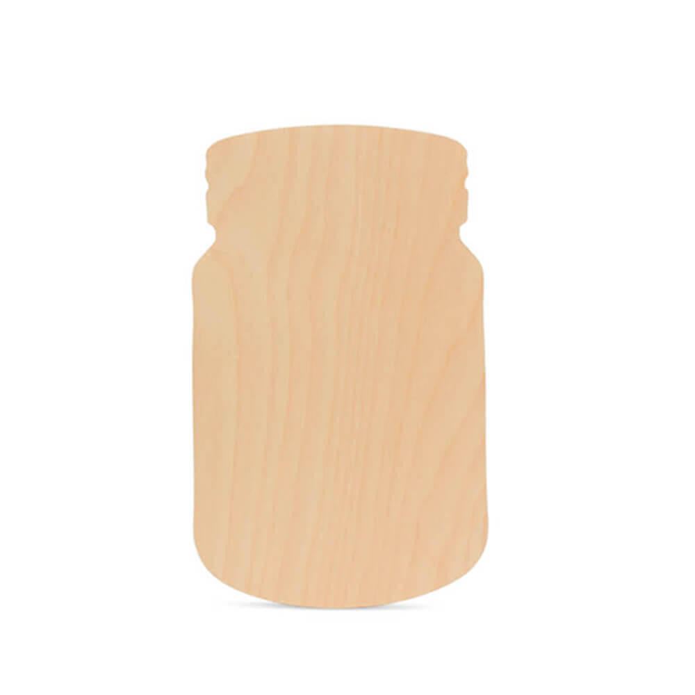 Wooden Cutout Mason Jar, 18"