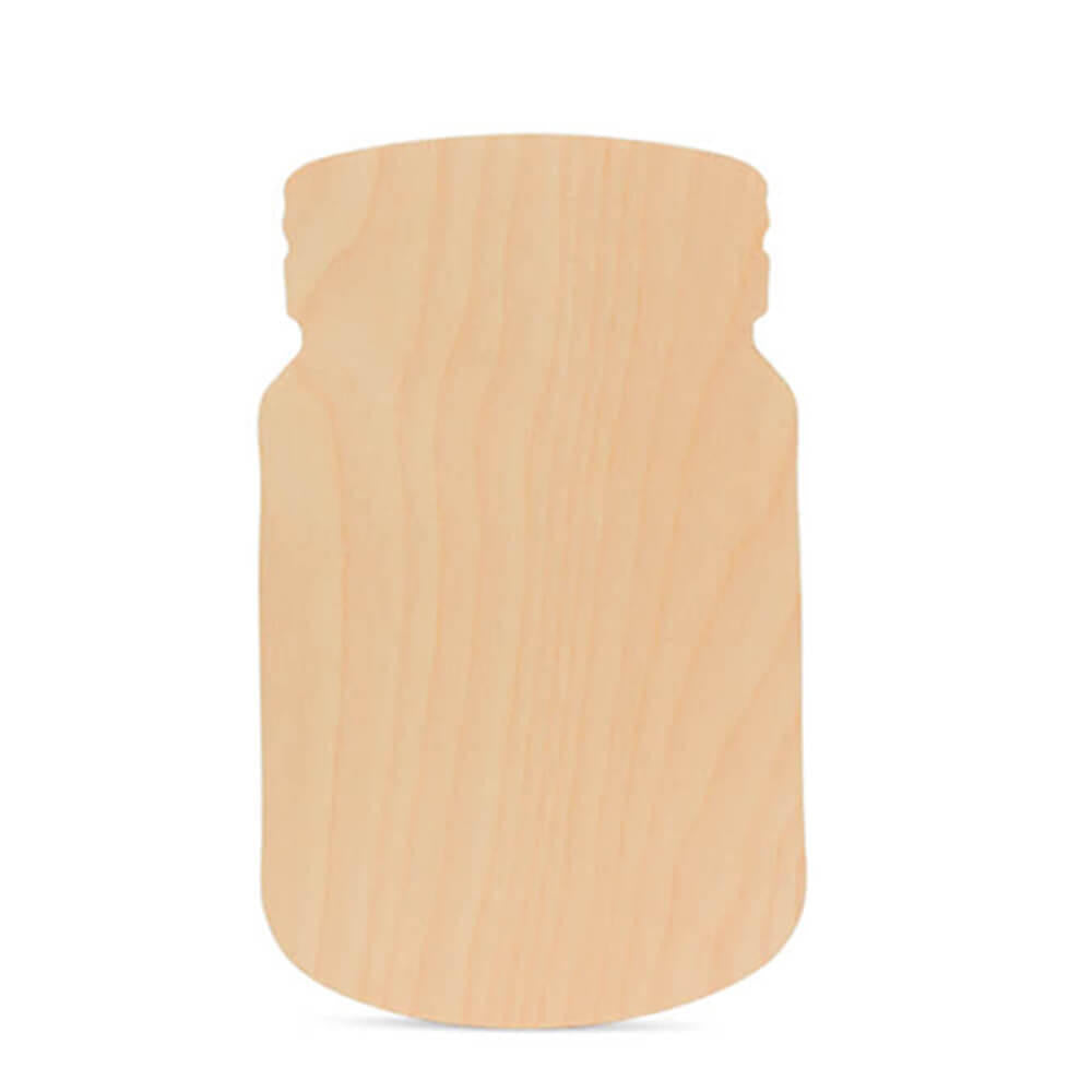 Wooden Cutout Mason Jar, 22"