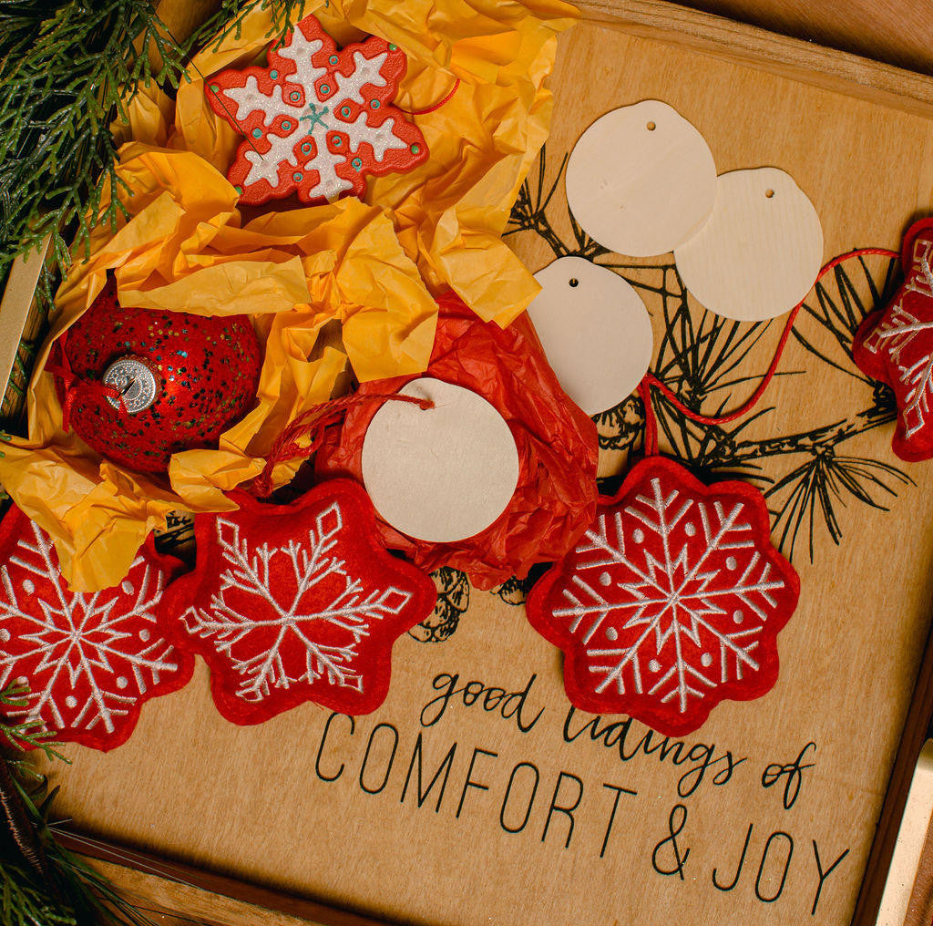 Woodpeckers Crafts Wooden Ornament Cutout, 2-1/2&quot; 