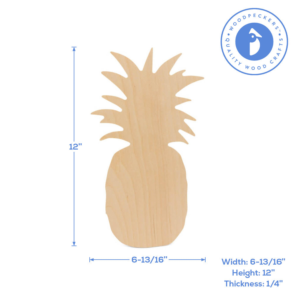 Wooden Pineapple Cutout
