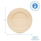 Woodpeckers Crafts Wooden Plate 9” 