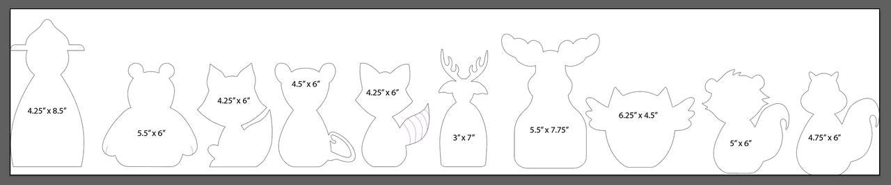 Woodpeckers Crafts Woodland Bundle by Pickitz 